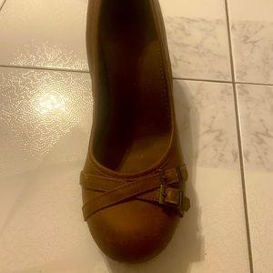 American Eagle Brown Wedge Heels Size 10
